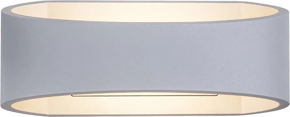 Aplica LED perete exterior IP54 Gerla alb