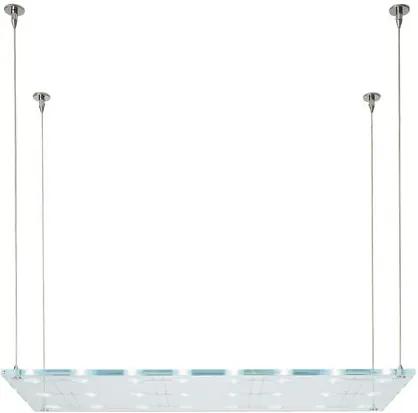 Sospesa A05 - Lampă suspendată de birou cu 24 surse de lumină din cristal