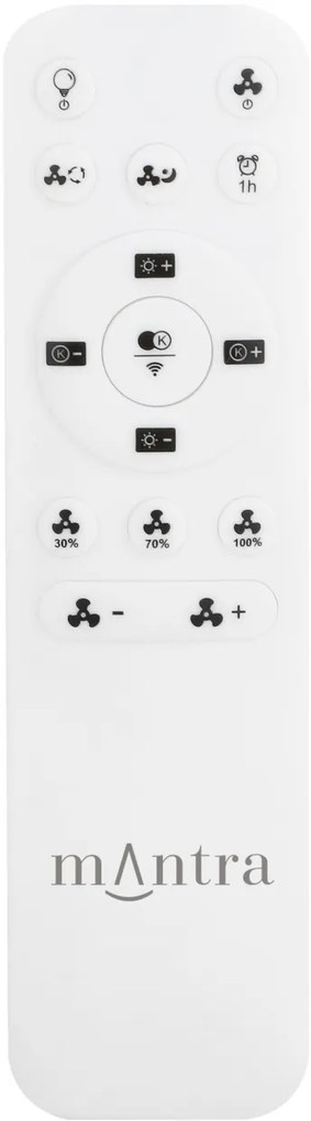 Lustra LED cu Ventilator si telecomanda, IP44, KILIMANJARO MINI MA-8226