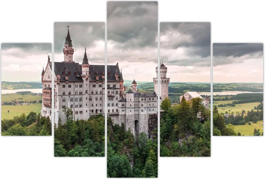 Tablou - Castelul pe stânci (150x105 cm)