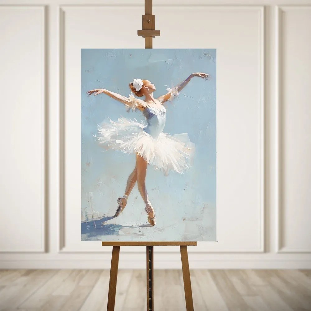 Tablou cu detalii pictate manual 70x100 cm Grace – Styler