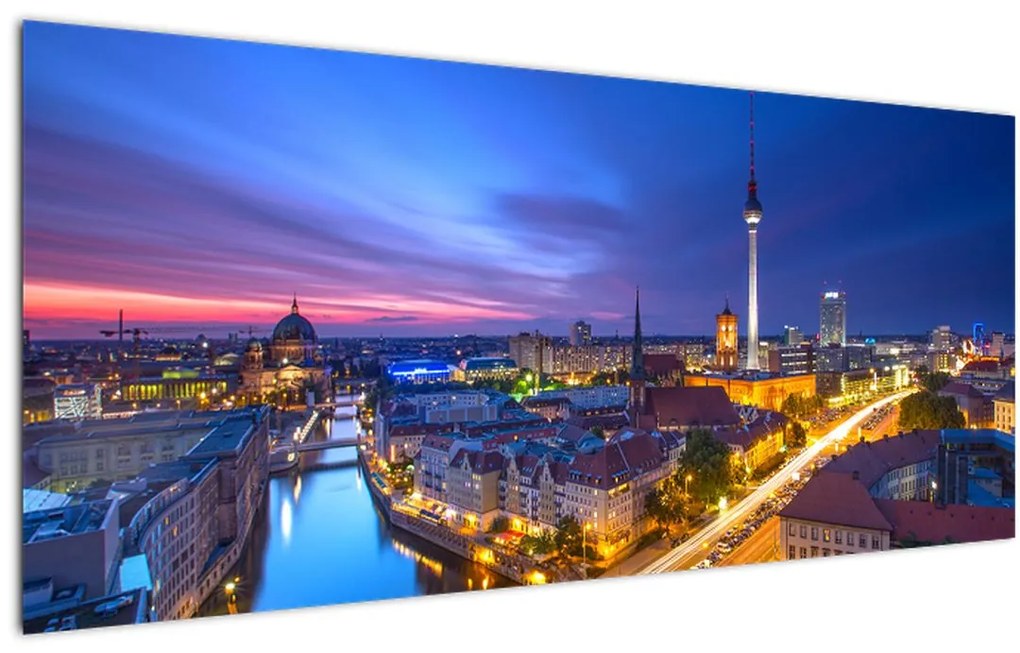Tablou - Cerul albastru la Berlin (120x50 cm)