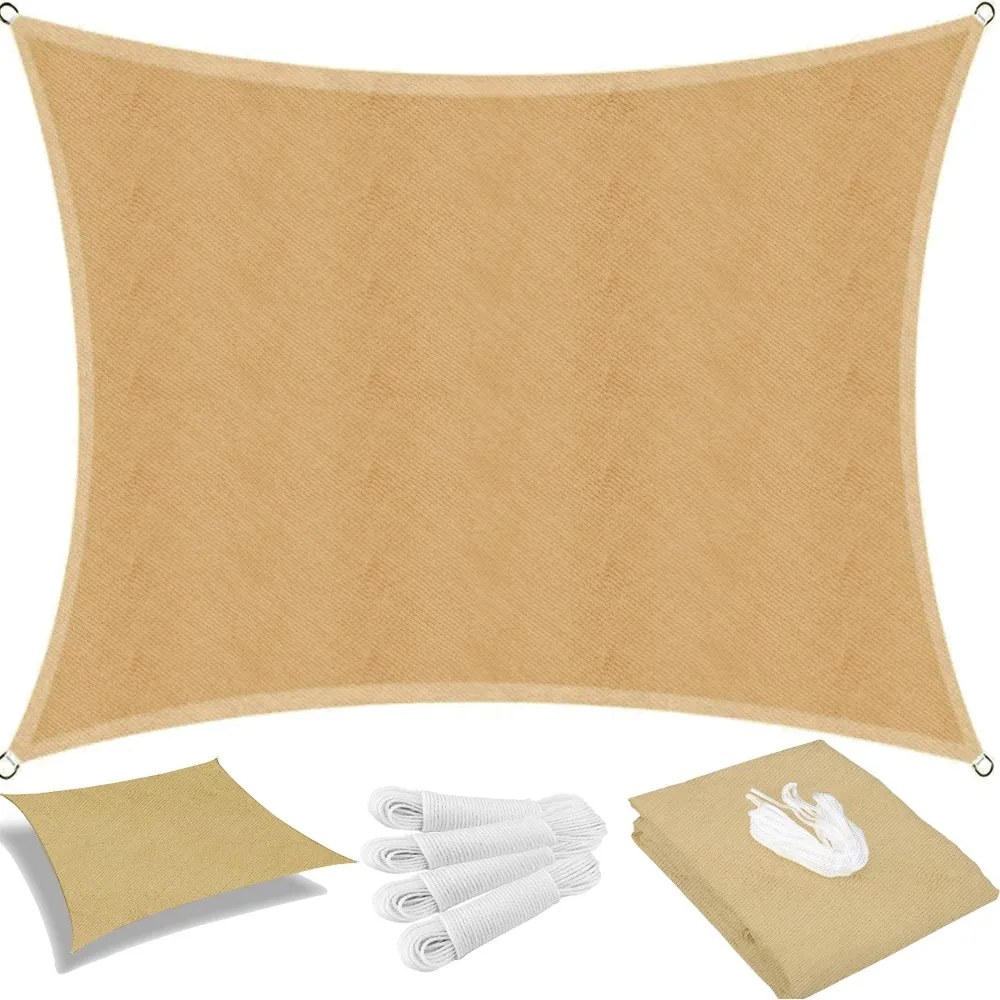Prelata patrata pentru umbra SHADOW 5 x 5 m, bej