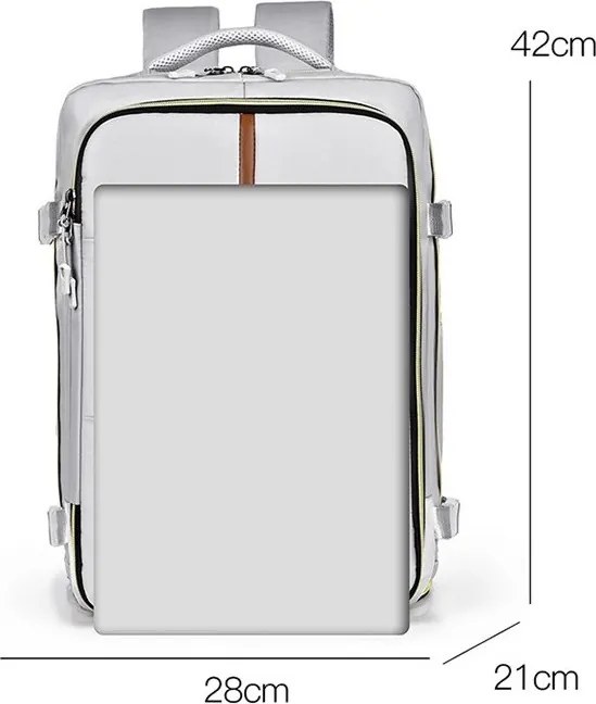 Rucsac impermeabil pentru școală, călătorie și sport Gri