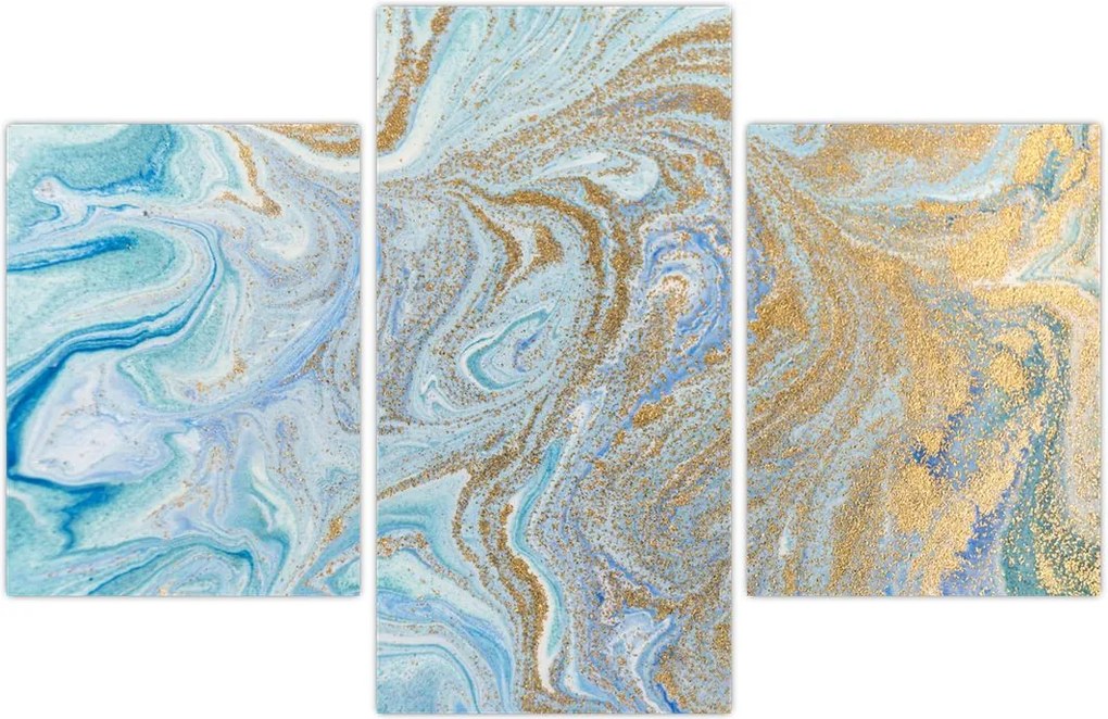 Tablou - Marmură albastră (90x60 cm)