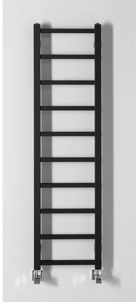Radiator pentru baie Sapho METRO LIGHT 211 W, 30 x 114 cm, negru mat