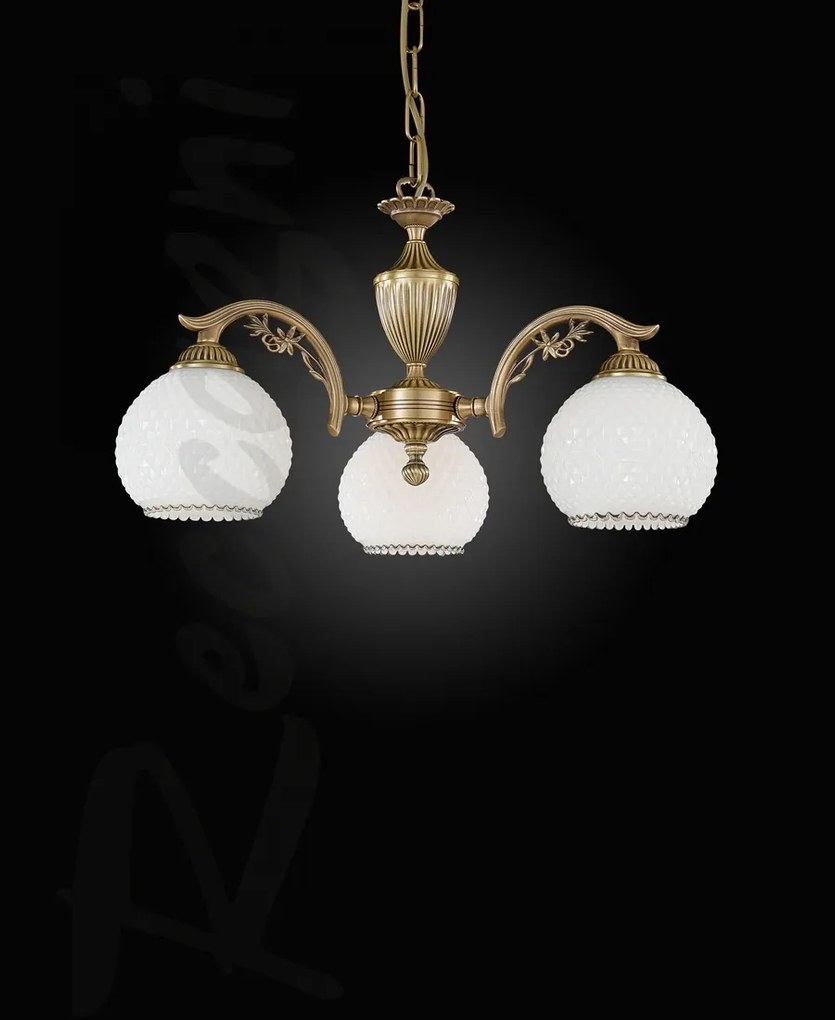 Candelabru din alama cu 3 brate design italian 8600