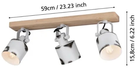 Spot KILBURN Eglo 43923 3xE27/40W/230V