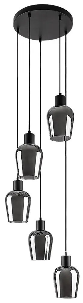 Lustra cu 5 pendule design modern Florian