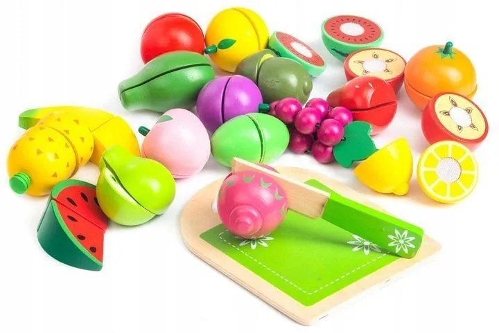 Set de fructe pentru bucătărie Ecotoys