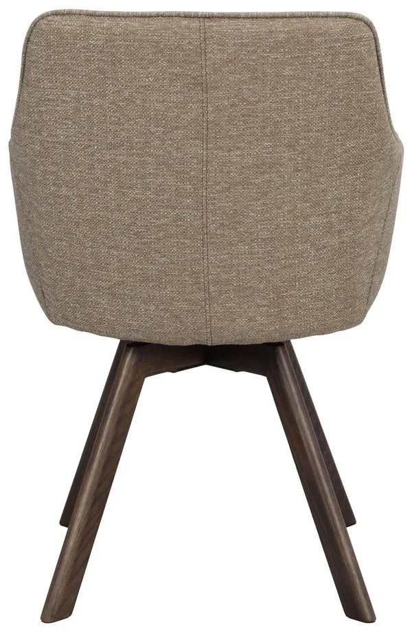 Set de scaune de sufragerie bej 2 buc. tapițat Alison – Rowico