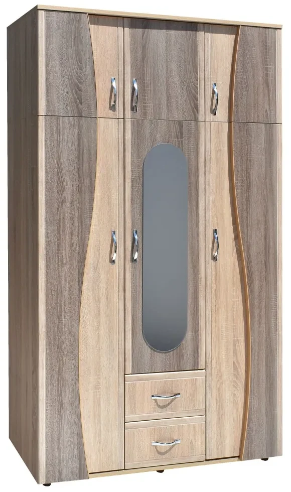 Dulap 3U "S", 120x50x198cm sonoma trufe