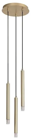 Lustră pe cablu Rabalux 72359 RAMIRA 3xG9/5W/230V auriu