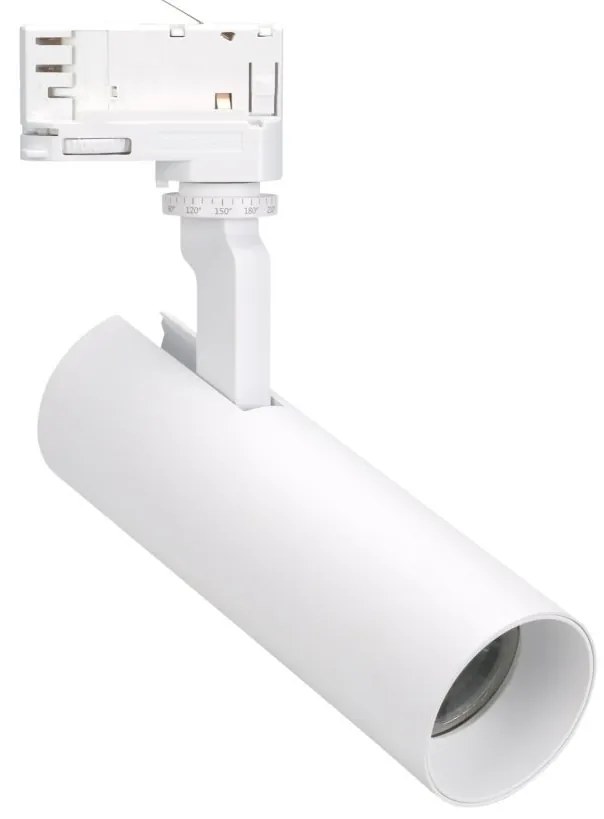 Spot LED directionabil pentru sina trifazata MAXLIGHT, SHINEMAKER alb