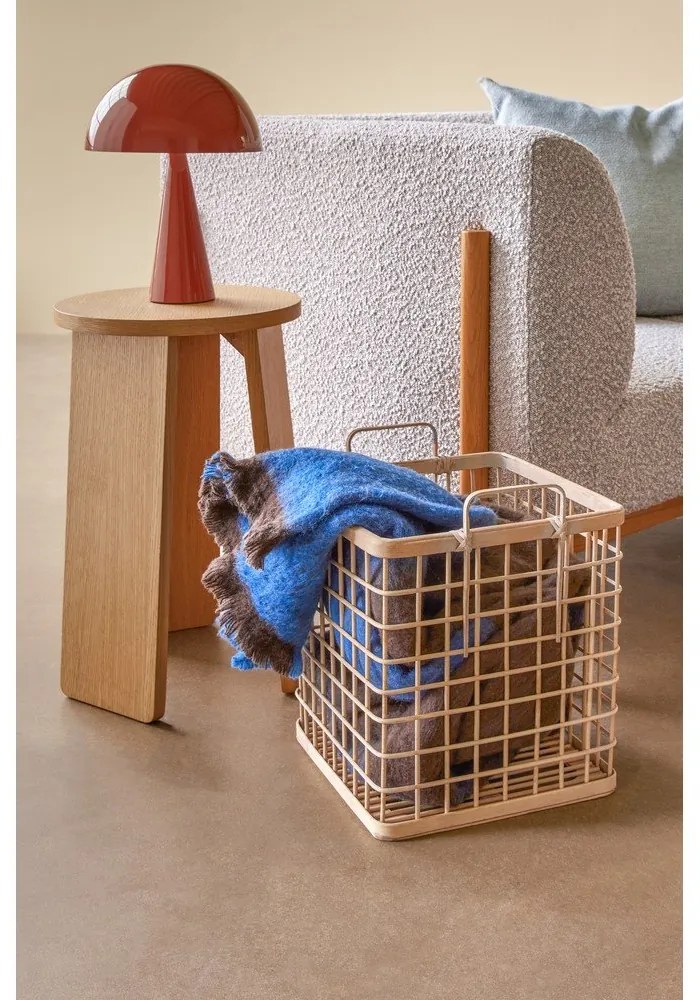 Scaun în culoare naturală cu aspect de lemn de stejar Split – Hübsch