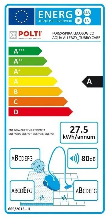 Aspirator de apa Polti Forzaspira Lecologico Aqua Allergy Turbo Care, negru