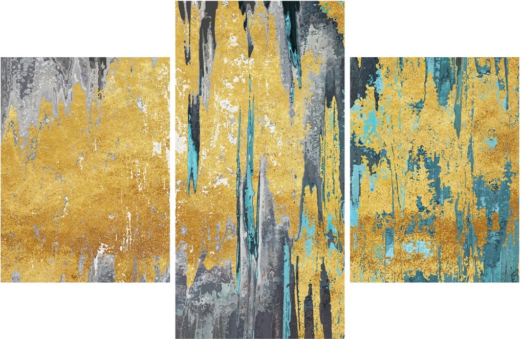 Tablou - Design auriu (90x60 cm)