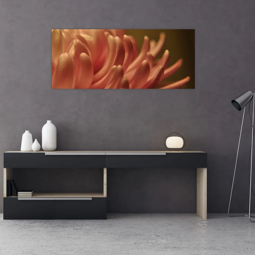Tablou cu detailu florii (120x50 cm)