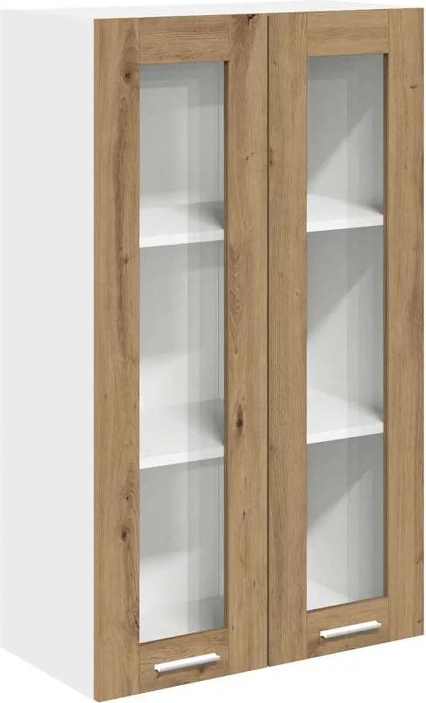 vidaXL Dulap suspendat Stejar Artizanal 60 x 31 x 100 cm Lemn compozit