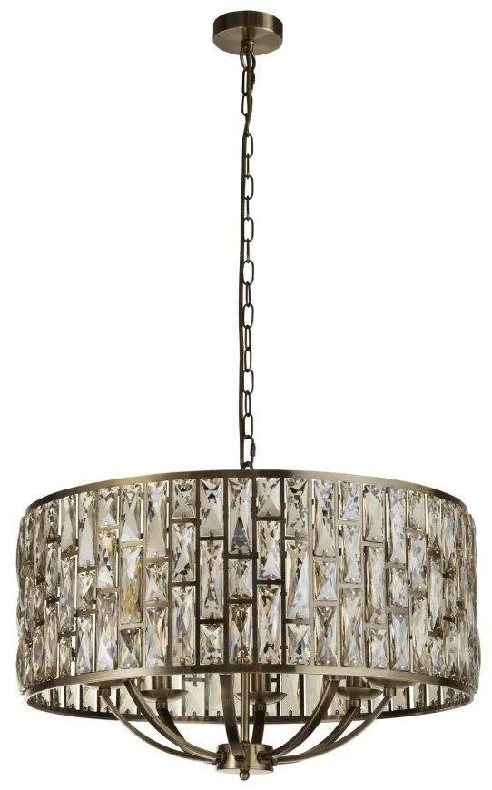 Lustra eleganta design modern Bijou 8Lt alama antic/ champagne
