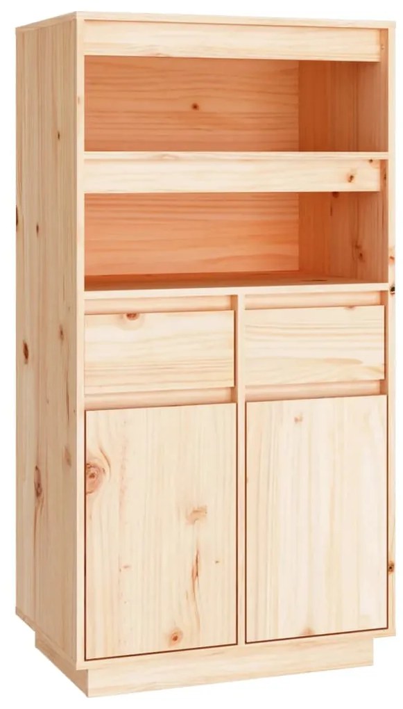 814534 vidaXL Dulap înalt, 60x40x116,5 cm, lemn masiv de pin