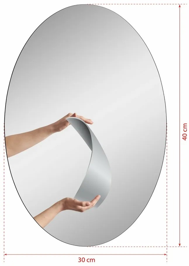 Oglindă Elliptical 30 x 40 cm