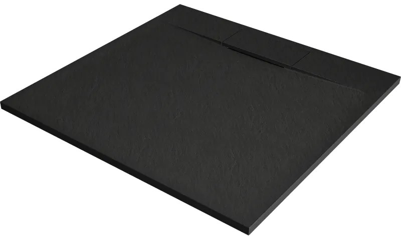 Mexen Otto cadă pătrată SMC 90 x 90 cm, neagră - 4N709090