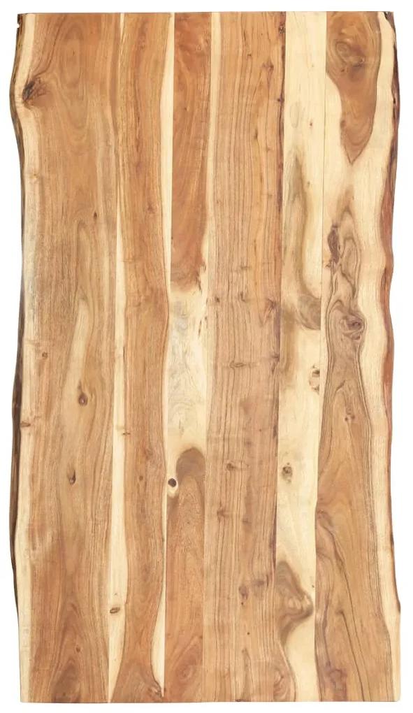 286334 vidaXL Blat de masă, 118x(50-60)x3,8 cm, lemn masiv de acacia
