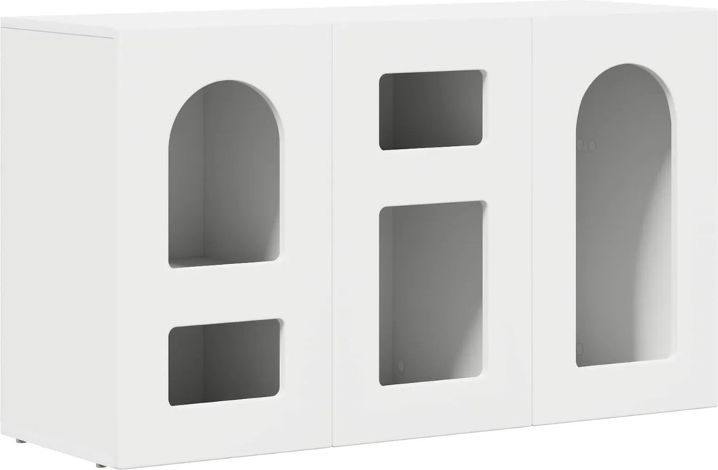 vidaXL Bufet Alb 100 x 35 x 59 cm Lemn compozit