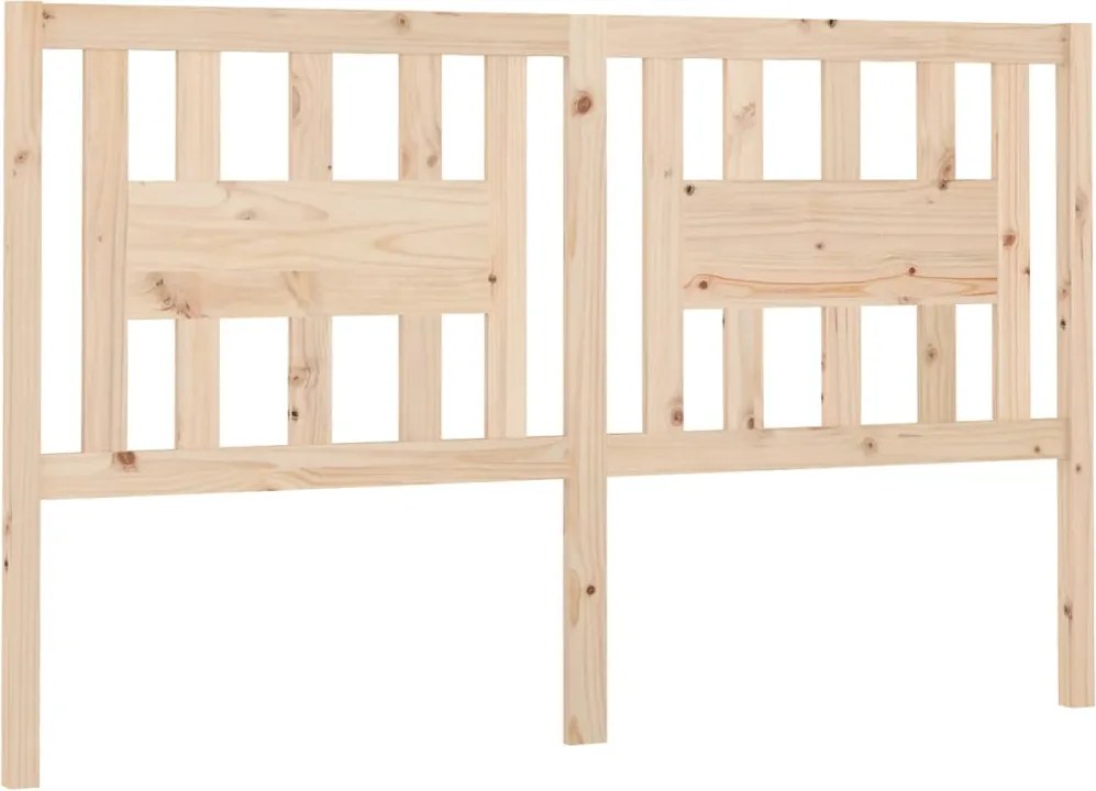 vidaXL Tăblie de pat, 141x4x100 cm, lemn masiv de pin
