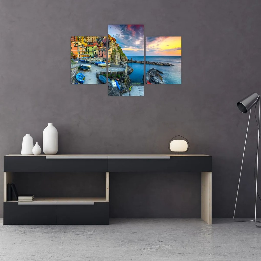 Tablou - Satul mediteranean (90x60 cm)