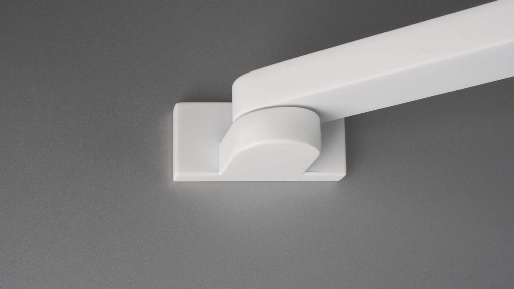 Perete de dus alb, paravan cu usa culisanta, 140x195 cm Deante Prizma 1400x1950 mm, Alb