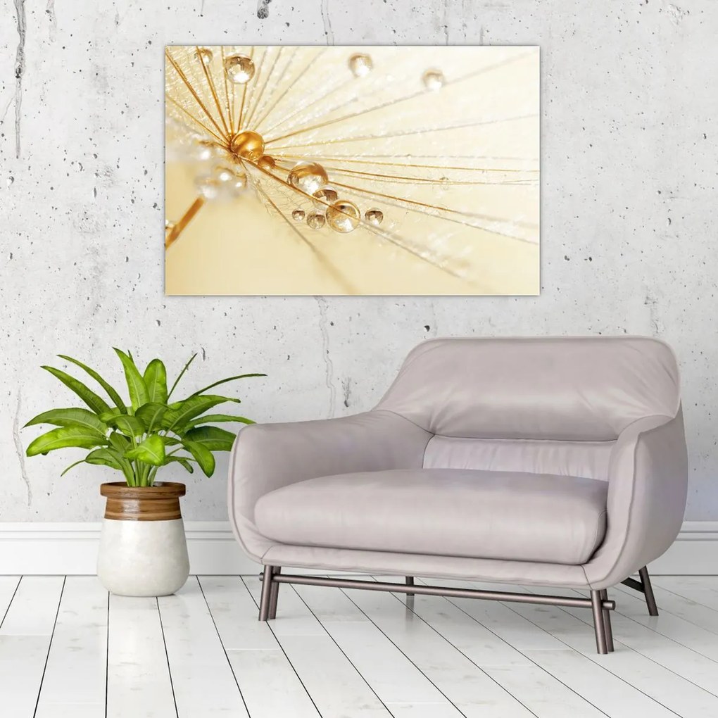 Tablou - Fotografie macro de păpădie (90x60 cm)