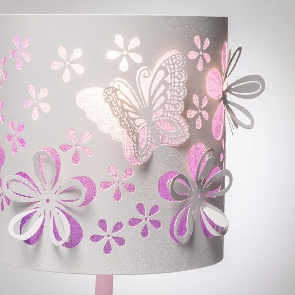 Lampă de masă ONLI TITILLA 1xE14/6W/230V 22 cm mov/alb