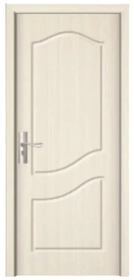 Usa Interior din MDF Novo Doors ND80, Cadru din Lemn Masiv, KIT COMPLET, Toc , Manere si balamale incluse (Culoare: Nuc, Toc: Fix, Maner: Standard,