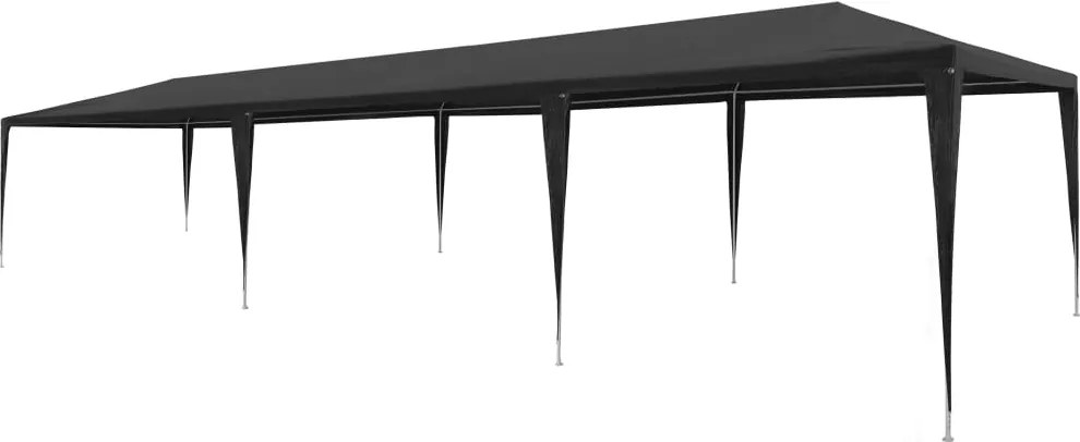 vidaXL Cort de petrecere, antracit, 3 x 9 m, PE