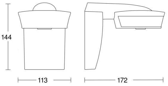 Senzor de mișcare SensIQ IP54 antracit Steinel 056636