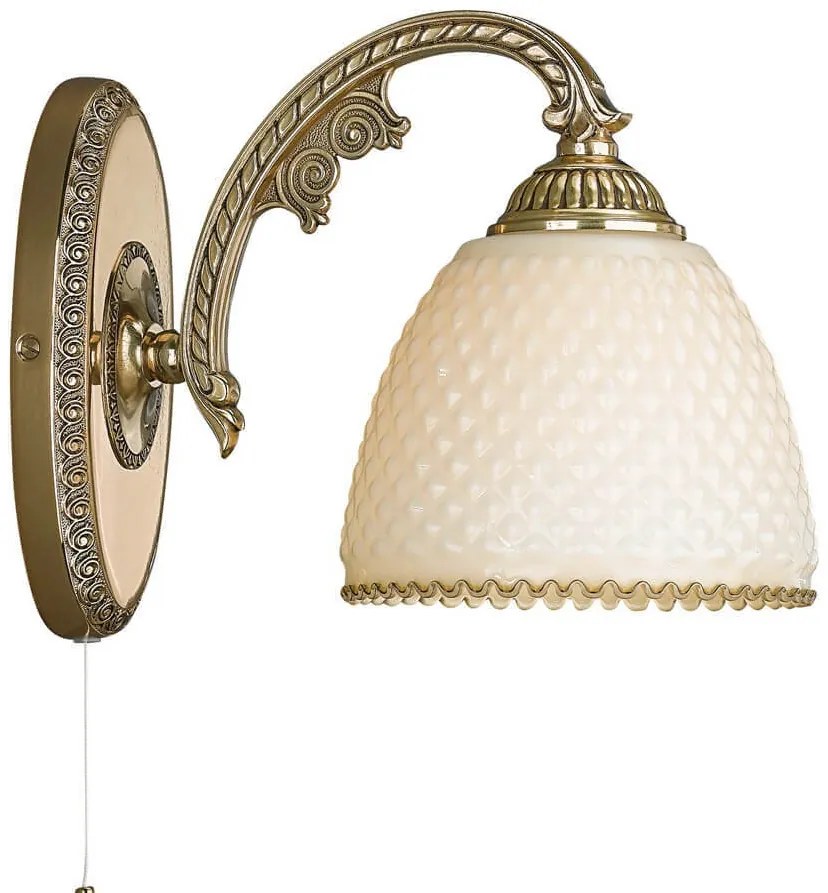 Aplica de perete din alama 1 brat design italian 7105
