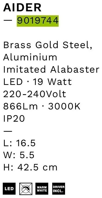 Aplica de perete LED design modern AIDER