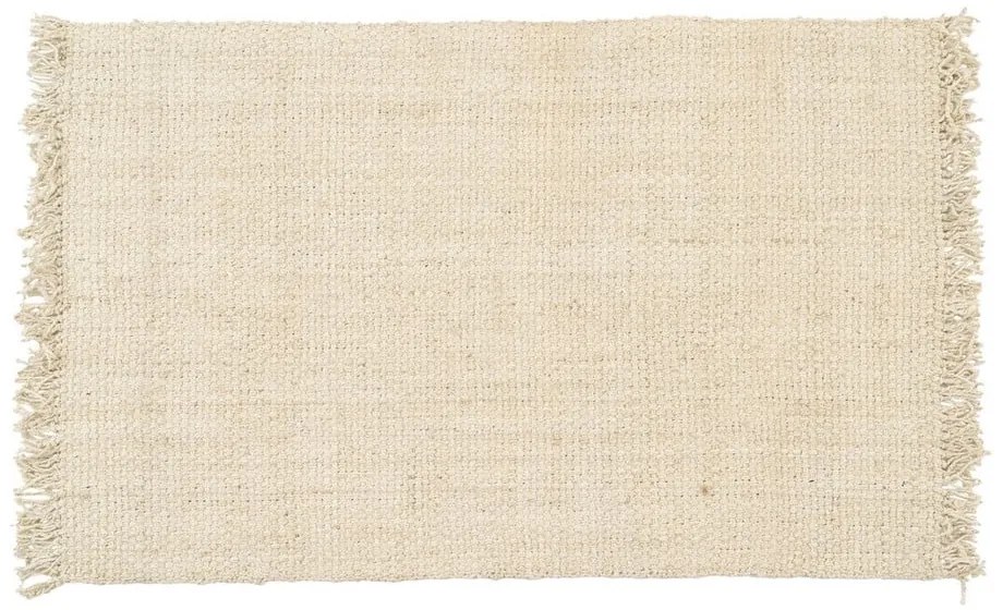 Covor crem din iută 160x230 cm Altea – Ixia