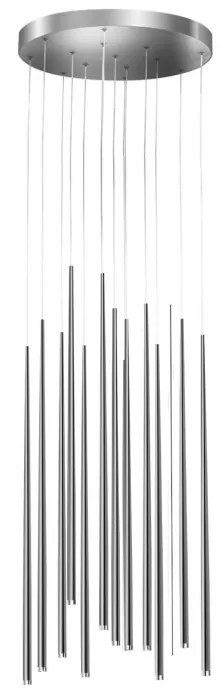 Lustra LED design modern minimalist 45cm Louise 12 chrome ZZ AZ3422