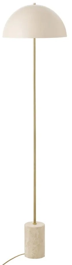 Lampadar bej cu abajur din metal (înălțime 155 cm) Sheffield – House Nordic