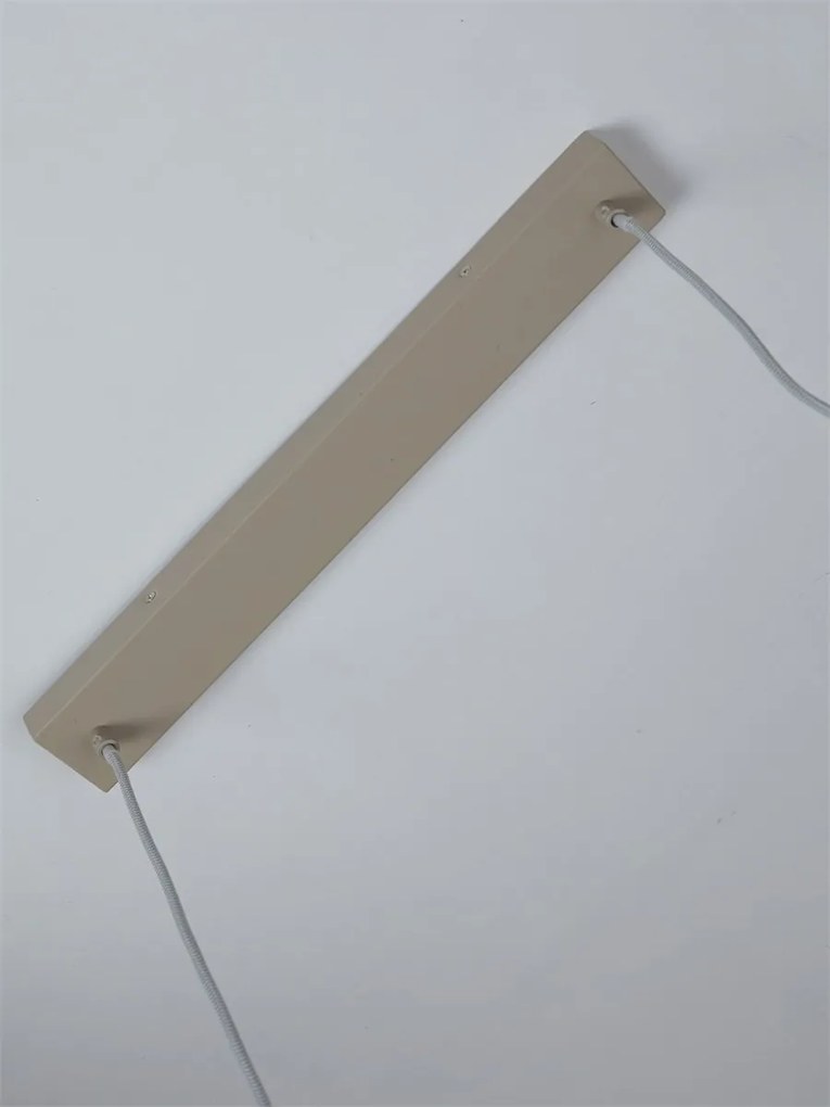 Lustra suspendata design modern Sapporo 3 alb/sand