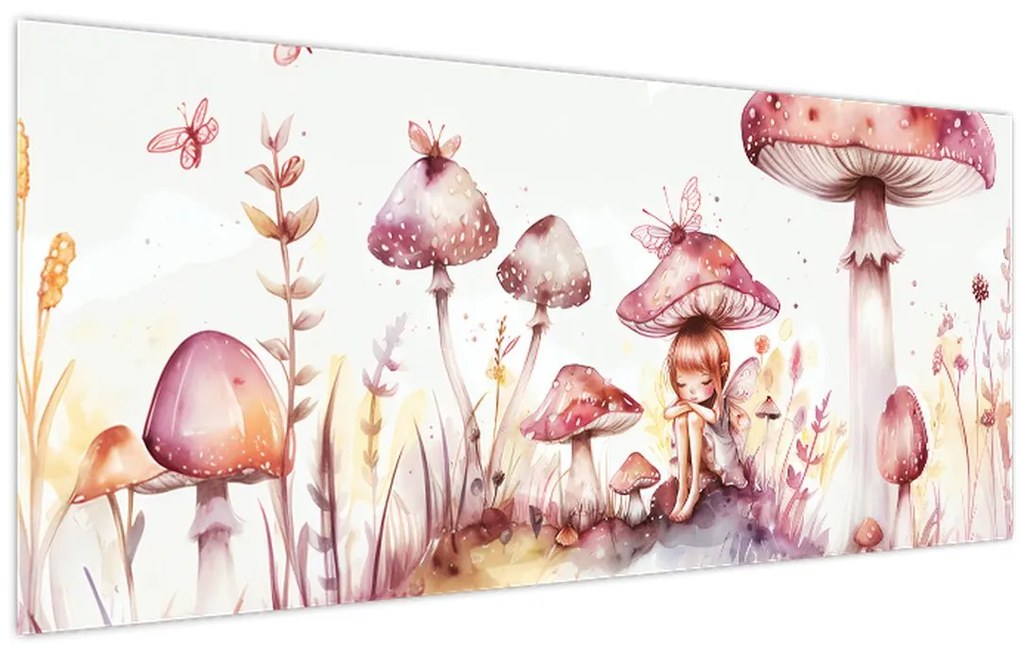 Tablou - Zâna Roz (120x50 cm)