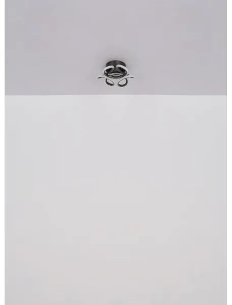 Plafonieră LED Globo 67386-24A MELISAND LED/24W/230V d. 26 cm negru
