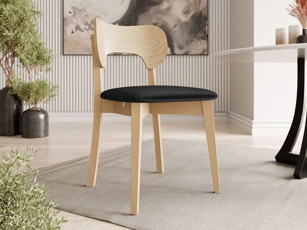 Scaun sufragerie KD 64 (Fag + Negru) . Promo -16%. 1103470