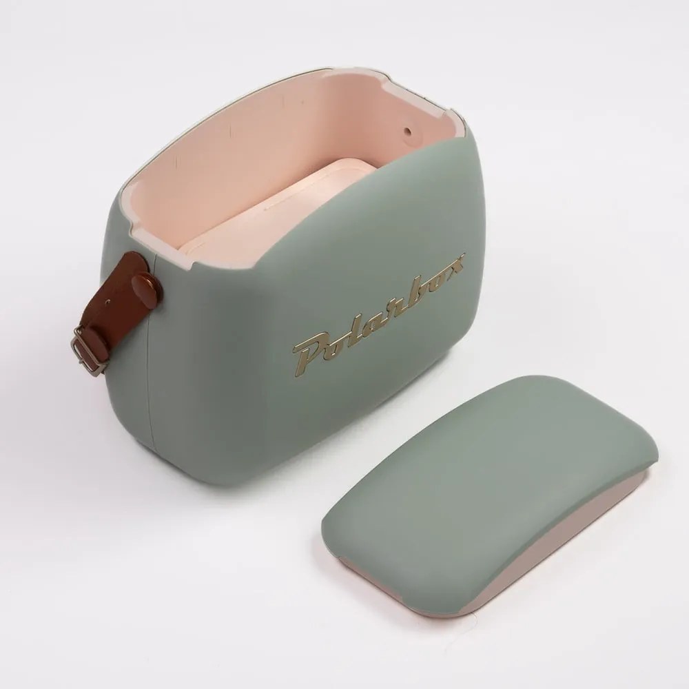 Cutie termoizolantă verde prăfuit 6 l Classic Gold – Polarbox