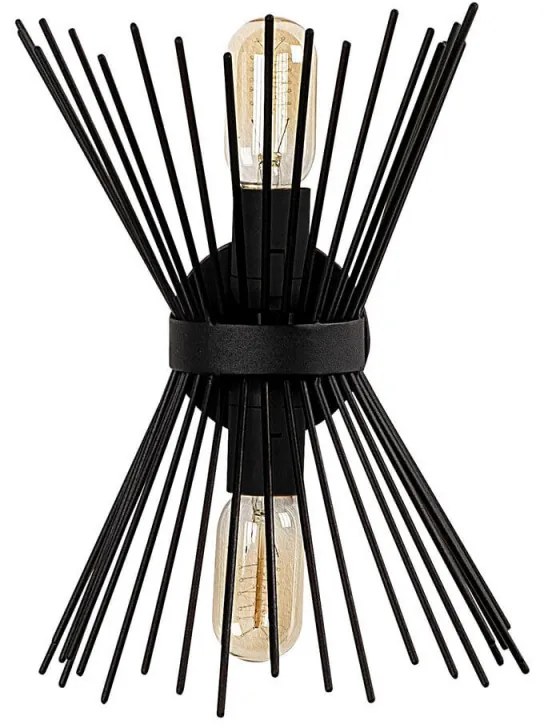 Aplica Elefant 892OPV1203, Metal, 23x16cm, Design elegant, Negru