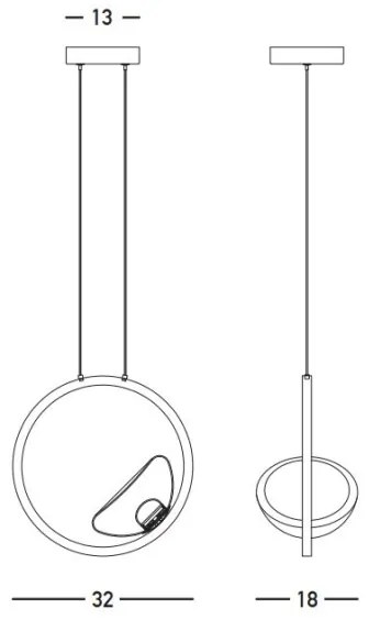 Lustră LED dimabilă pe cablu Zambelis 23028 LED/7W/230V 3000K auriu