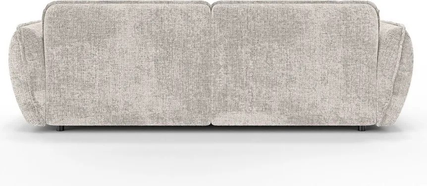 Colțar bej cu tapițerie din chenille (cu colț pe partea stângă/cu șezlong) Nelia – Ropez